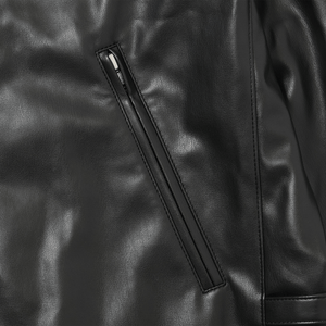 Faux Leather Frank Jacket