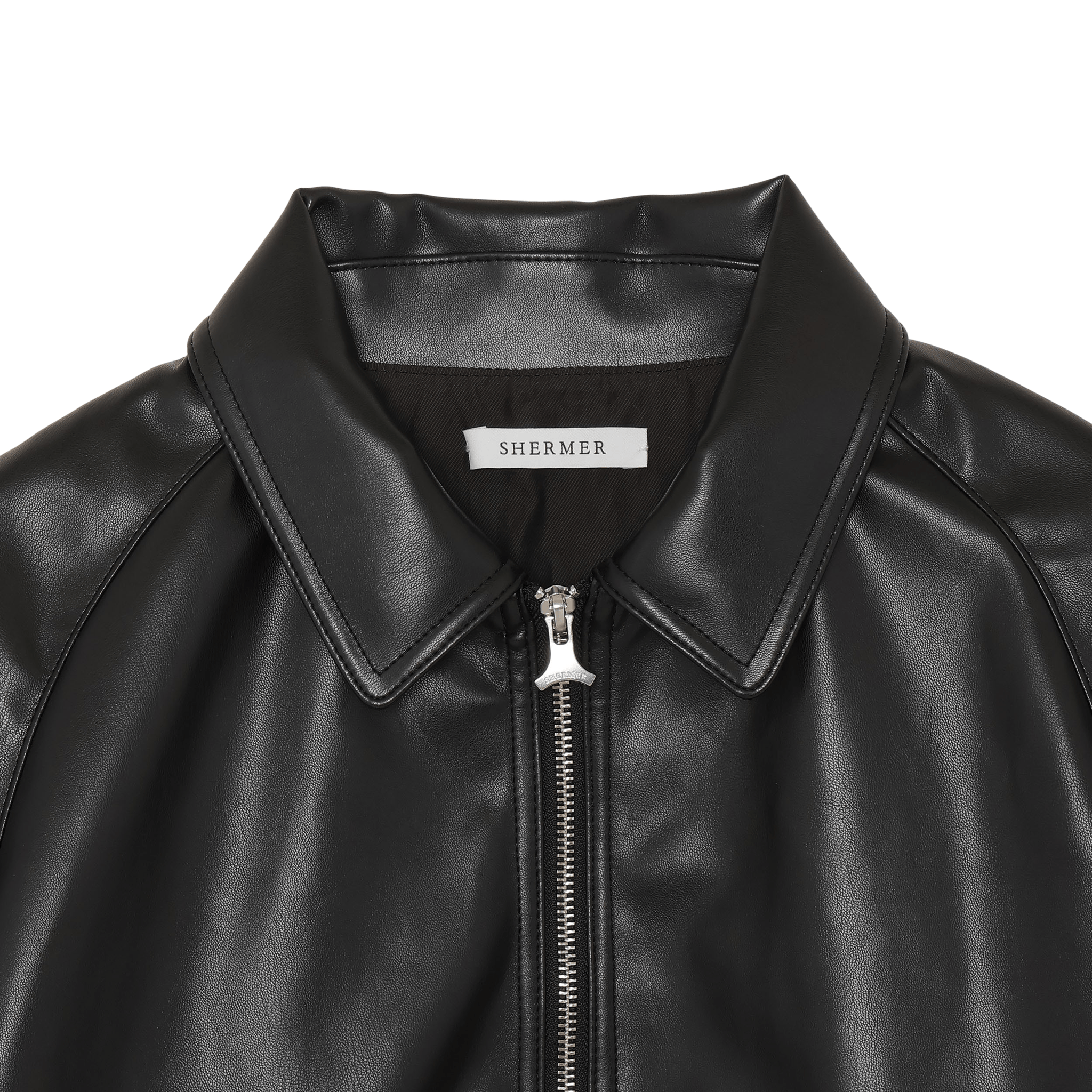 Faux Leather Frank Jacket