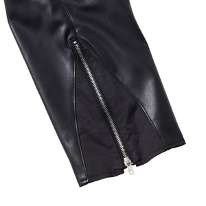 V-Leather Biker Pants