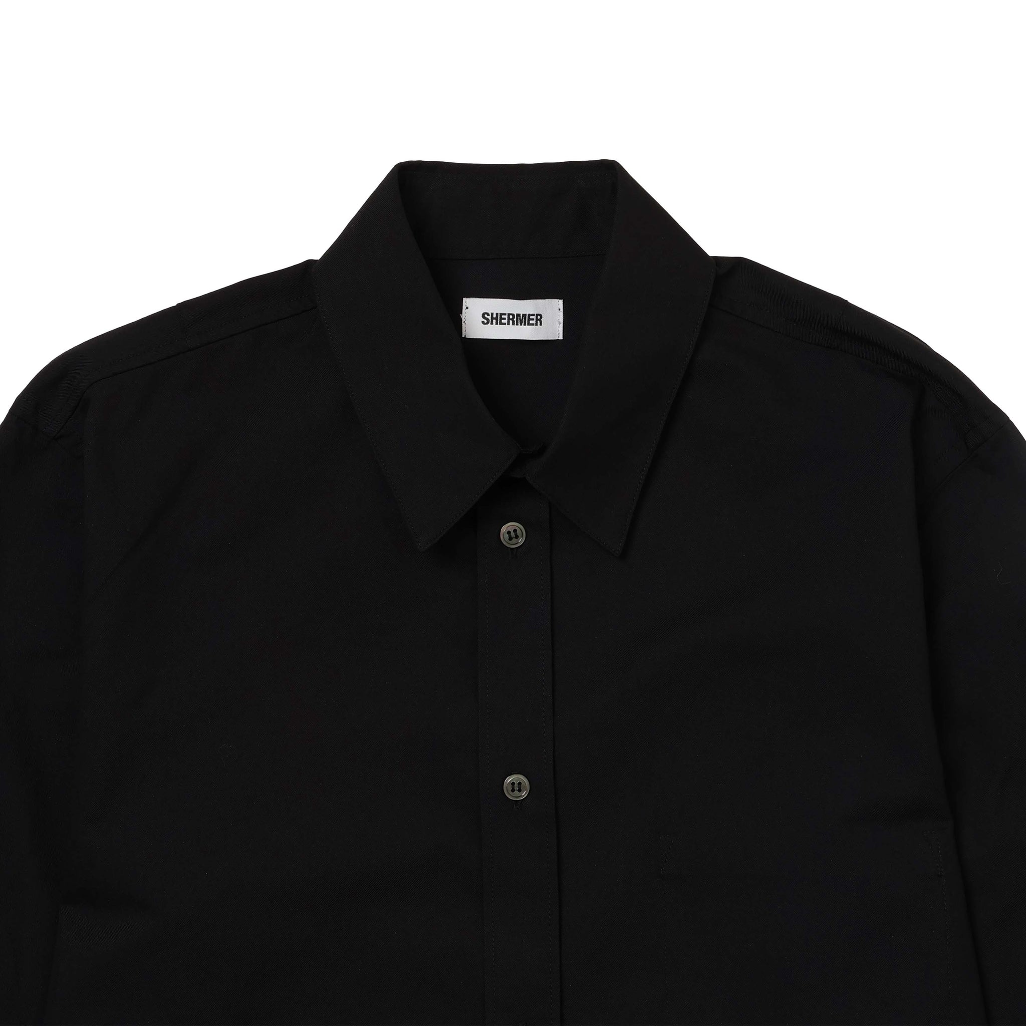 shermer dinner shirts サイズ1 ブラック